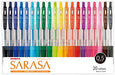 Zebra Gel ballpoint pen Sarasa Clip 0.5mm 20 Colors Jj15-20Ca NEW from Japan_1
