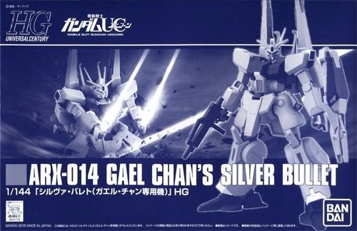 BANDAI HGUC 1/144 ARX-014 GAEL CHAN'S SILVER BULLET Plastic Model Kit Gundam UC_1