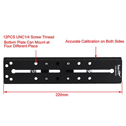 Haoge Camera Long Sliding Quick Release Plate for Sachtler Tripod Fluid Head NEW_7