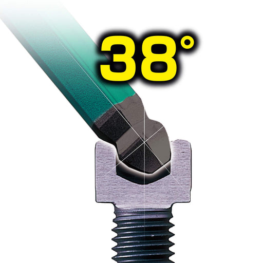 Astro Products VESSEL Rainbow L type wrench Set of 9 8909BP chrome vanadium NEW_2