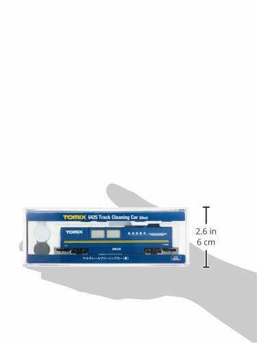 TOMIX N Scale multi-rail cleaning car blue 6425 model railroad supplies NEW_4