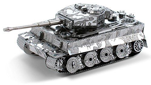 Tenyo Metallic Nano Puzzle German Heavy Tank Tiger I Model Kit NEW from Japan_1
