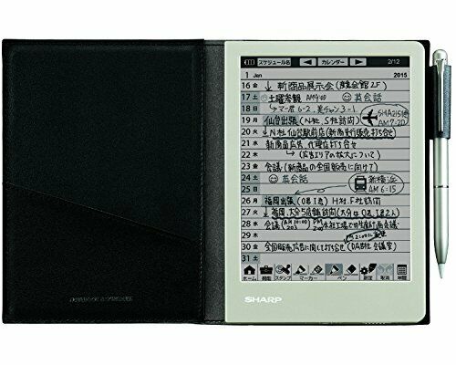 Sharp Electronic Memo Pad Handwriting Notebook WG-S30-B Black NEW from Japan_1