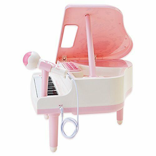 Sanrio Hello Kitty musical instrument mini small grand piano new pink from Japan_4