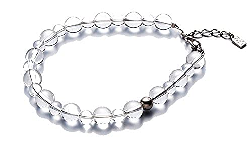 Phiten bracelet crystal combination Breath 6mm ball ‎0515AQ807025 NEW from Japan_1