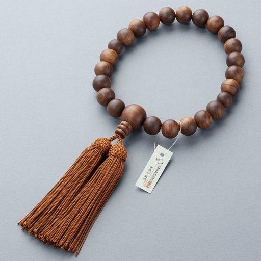 Takita shoten JUZU Buddhism Wooden Prayer beads Men with certificate Sandalwood_2