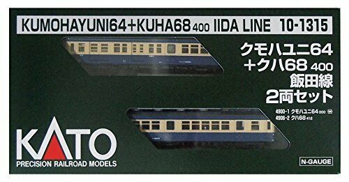 Kato 10-1315 KUMOHAYUNI 64, KUHA68-400 Iida Line 2 Cars Set (N scale) NEW_1