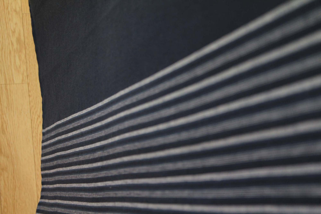 Narumikk Noren Goodwill 10-223 Indigo Color Cotton Stripe pattern Blue Curtain_4