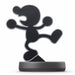 Nintendo amiibo Mr. GAME & WATCH Super Smash Bros. 3DS Wii U Accessories NEW_1