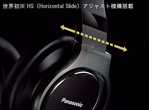 Panasonic Sealed Headphone High Resolution Sound sSource Black RP-HD5-K NEW_3