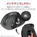 ELECOM Wireless Trackball Mouse M-XT4DRBK 6 Button Black for Left Hand NEW_5