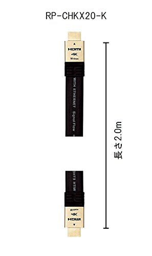 Panasonic high speed HDMI cable 4K premium high grade 2.0 m black RP-CHKX20-K_3
