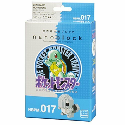 nanoblock Pokemon ZENIGAME Monotone NBPM-017 NEW from Japan_1