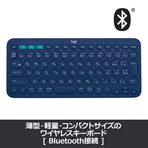 Logicool wireless keyboard thin compact K380BL Bluetooth Battery Powered NEW_2