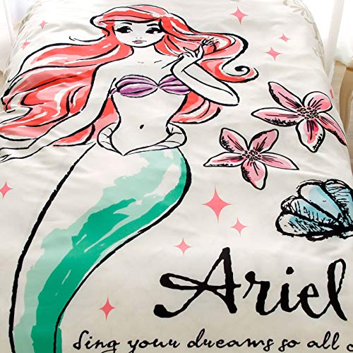 Disney Little Mermaid Covering Bed Set 3pcs for Pillow, Comforters, mattresses_1