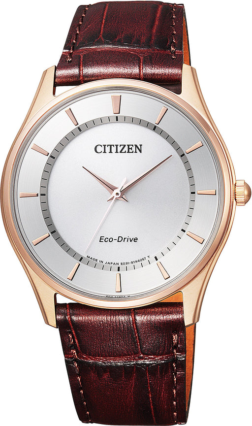 CITIZEN Collection Eco-Drive BJ6482-04A Men's Watch Leather Band Made in Japan_1