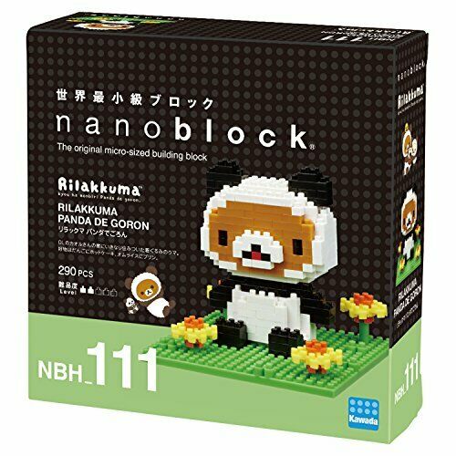 Nanoblock Rilakkuma Panda de Goron NBH_111 NEW from Japan_2