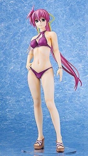 Magical Girl Lyrical Nanoha SIGNUM Swimsuit Ver 1/4 PVC Figure Gift NEW Japan_2