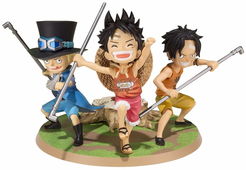 Figuarts ZERO One Piece LUFFY & ACE & SABO PROMISE OF BROTHERS PVC Figure BANDAI_1