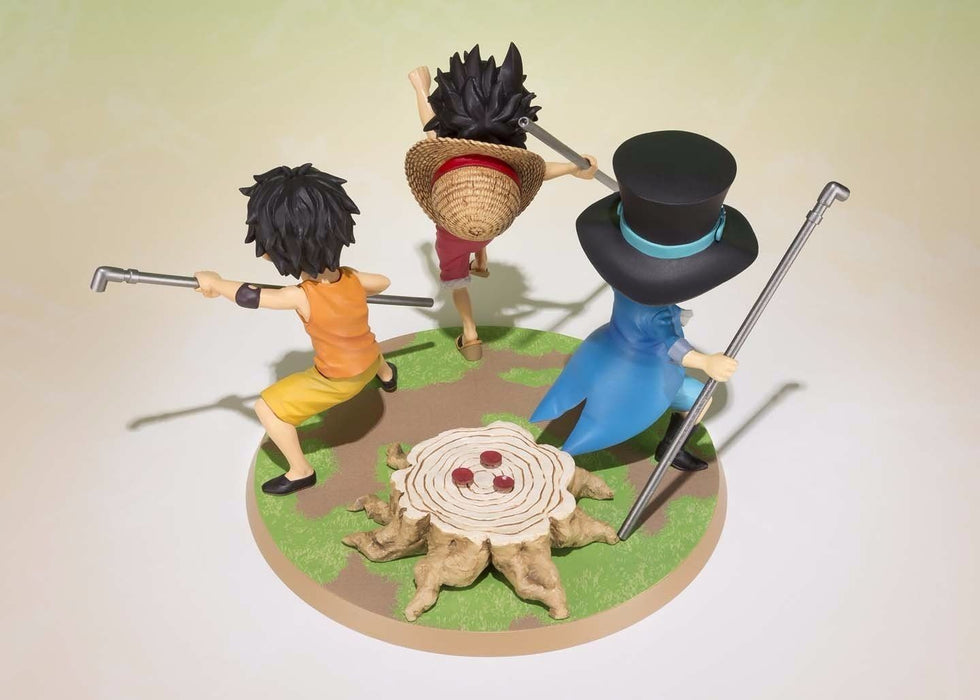 Figuarts ZERO One Piece LUFFY & ACE & SABO PROMISE OF BROTHERS PVC Figure BANDAI_5