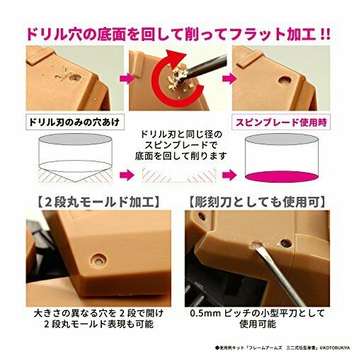 God Hand Spin Blade Hobby Tool GH-SB-1-3 NEW from Japan_3