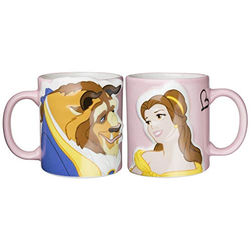 Disney kiss mug pair Beauty and the Beast SAN2519 NEW from Japan_1