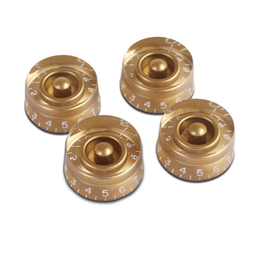 Gibson PRSK-020 Speed Knobs Gold 4/Pkg genuine knobs for inch split shaft NEW_1