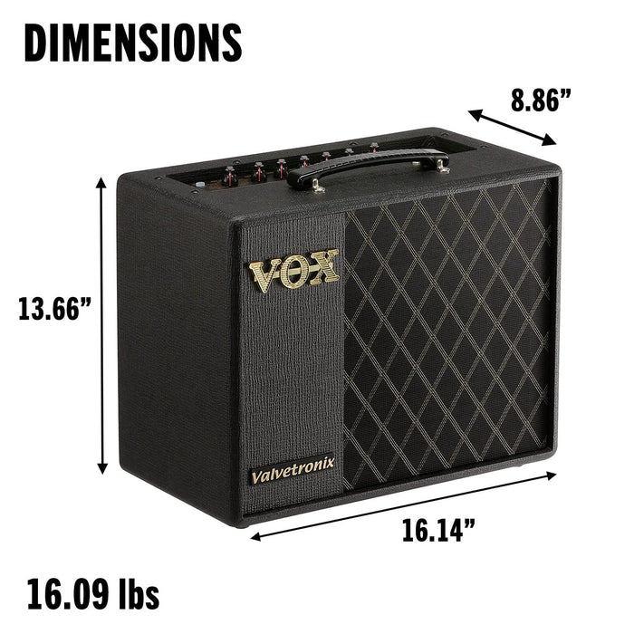 VOX modeling hybrid Guitar amplifier VT20X Valvetronix 20W 24.9Dx50Wx42.9Hcm NEW_5