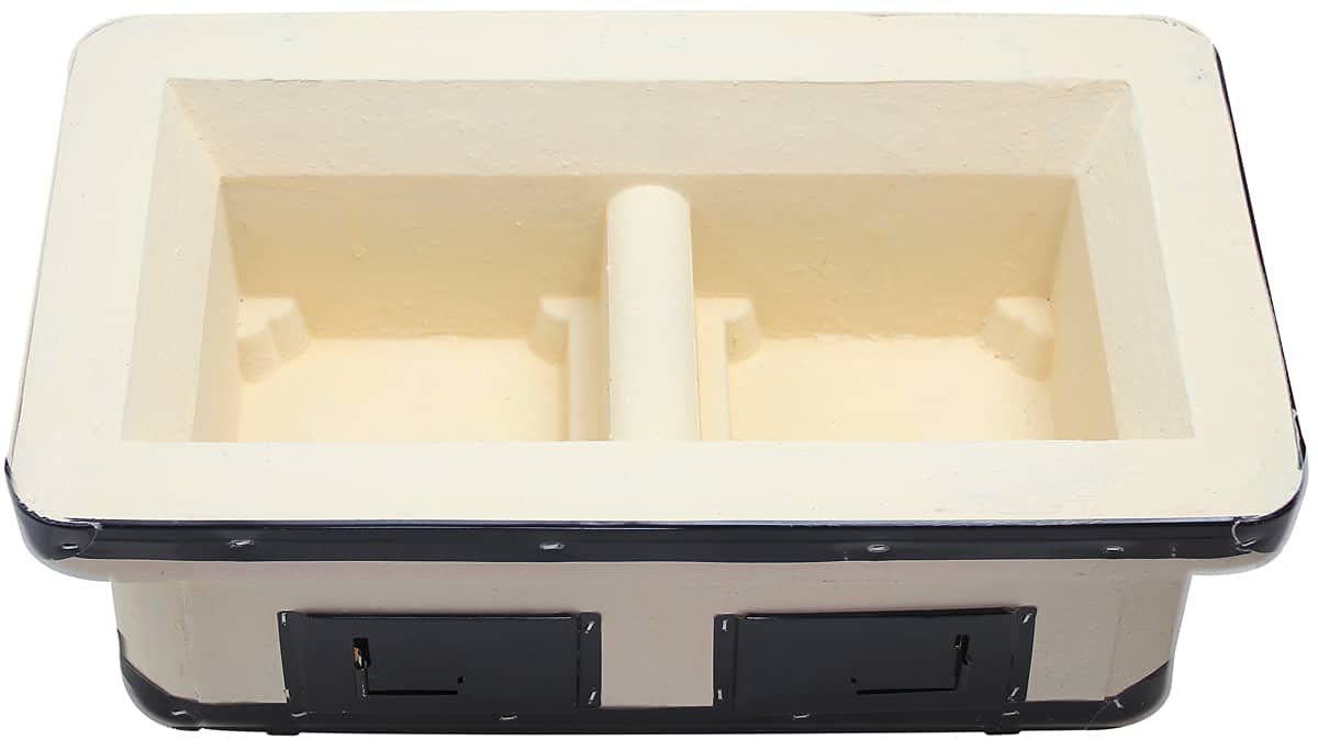 HIBACHI Style Yakitori Charcoal Stove Grill Shichirin w/tongs, net OF-7RK NEW_7