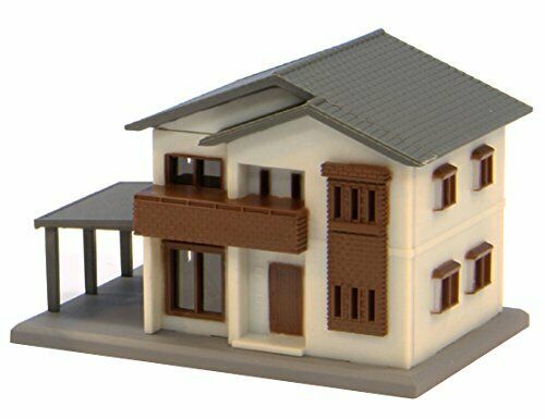 Z Scale Z-Fookey Two-Storied House A White NEW from Japan_1
