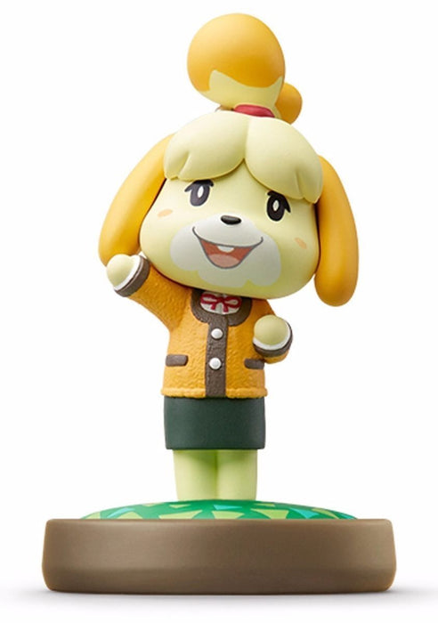 Nintendo amiibo ISABELLE (SHIZUE) Winter Clothes Animal Crossing 3DS Wii U NEW_1