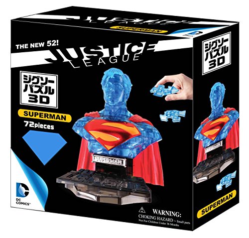 Beverly 72-Piece Jigsaw Puzzle 3D Superman Clear color ‎CP3-017 Movie statue NEW_2