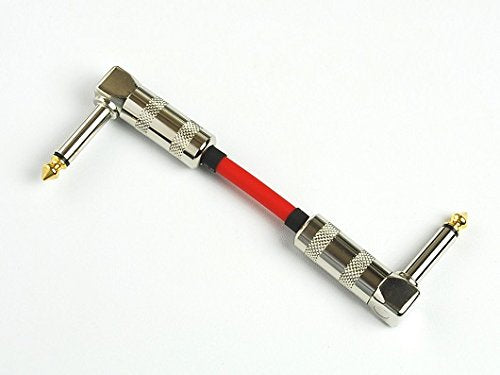 Sound MOMO CANARE GS-6 8cm L-L type (crank) patch cable (red) Phone Cable NEW_1