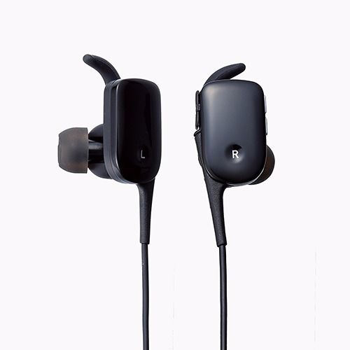 ELECOM LBT-HPC11WP BK Waterproof Bluetooth In-Ear Headset Black NEW from Japan_1