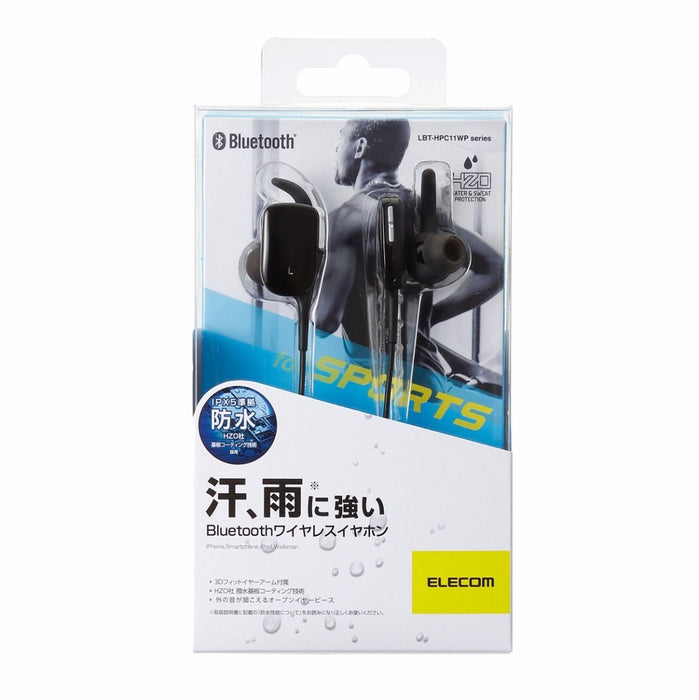 ELECOM LBT-HPC11WP BK Waterproof Bluetooth In-Ear Headset Black NEW from Japan_2