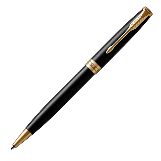 Parker ballpoint pen oilic sonnet rack black GT 1950784 Brass Axis Medium Point_1