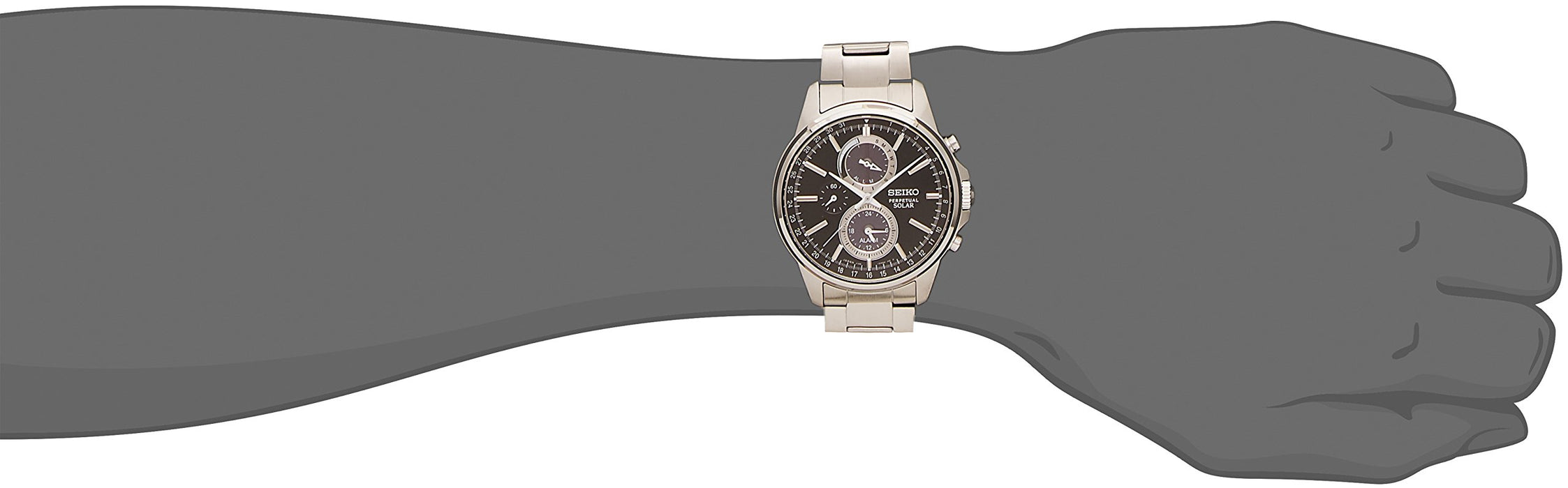 SEIKO Selection SBPJ005 watch solar chronograph sapphire glass 10ATM men's NEW_4