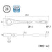 TOP 1/2 INCH (12.7 mm) HEAVY DUTY RATCHET HANDLE RH-4R Made in Japan ‎Metal NEW_2