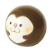 Usaburo-saku Japanese Kokeshi Wooden Doll Monkey shake and roll W5.5xH5xw5.5cm_1