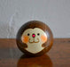 Usaburo-saku Japanese Kokeshi Wooden Doll Monkey shake and roll W5.5xH5xw5.5cm_3