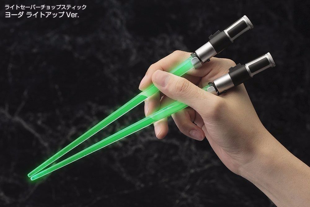 KOTOBUKIYA LIGHTSABER CHOPSTICKS YODA Light Up Renewal Ver STAR WARS from Japan_5