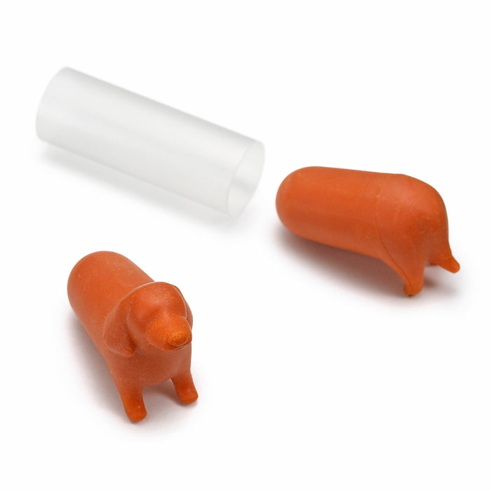 h concept Plus d +d Earplugs Mimi Pet Orange Dachshund dog ear accessories NEW_2