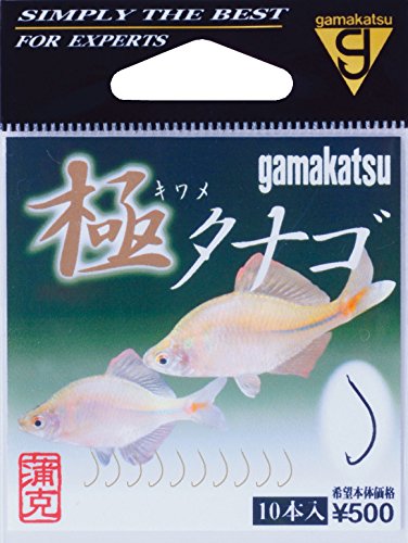 Gamakatsu KIWAME TANAGO Brown Tetron 11904-0-100-07 #100. 5pcs Fishing Hook NEW_2