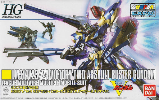 BANDAI HGUC LM314V23/24 V2 ASSAULT BUSTER GUNDAM CLEAR COLOR Model Kit Japan_1