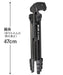 SLIK tripod GX 6400 Black 4 stage lever lock 21mm pipe diameter 3 way 216835 NEW_3
