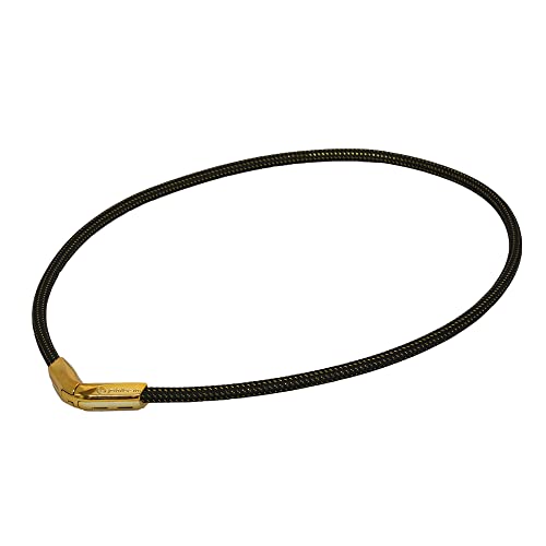 phiten necklace RAKUWA neck X50 V type gold 50cm Unisex Adult ‎TG681253 NEW_1