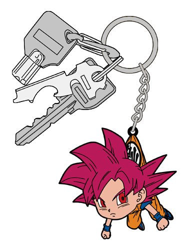 Dragon Ball Super Goku Squeezable Keychain Super Saiyan God Ver. 1235-1779 NEW_3
