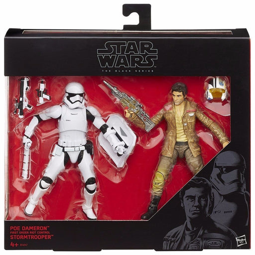 STAR WARS The Force Awakens BLACK Series POE DAMERON & STORMTROOPER TAKARA TOMY_2