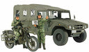 Tamiya JGSDF Recon. Motorcycle & HMV Set Plastic Model Kit NEW from Japan_1