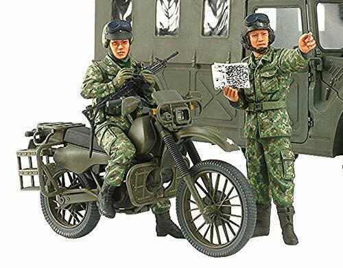 Tamiya JGSDF Recon. Motorcycle & HMV Set Plastic Model Kit NEW from Japan_3
